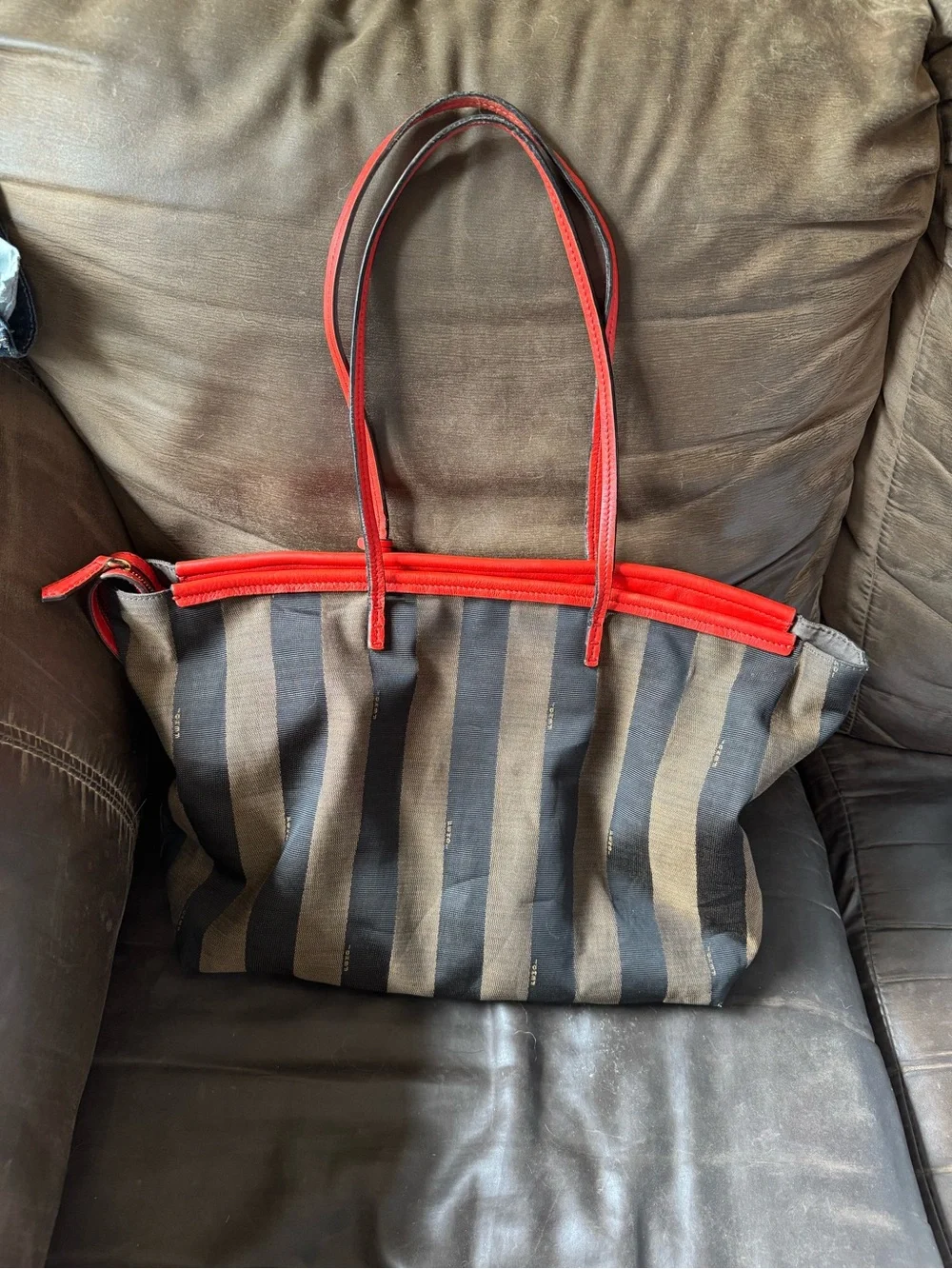 Fendi Pequin Roll Tote - Women Bags